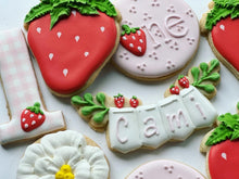 Load image into Gallery viewer, Strawberry theme Cookies