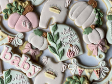 Load image into Gallery viewer, (Pumpkin Fall Baby shower cookies