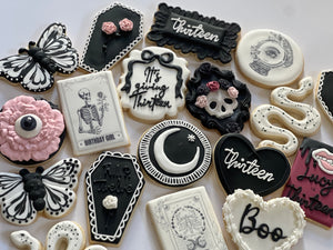 Gothic Halloween Sugar  Cookies