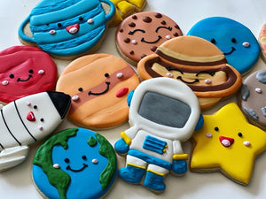 Space Planets theme Cookies