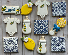 Load image into Gallery viewer, Baby lemon theme Cookies