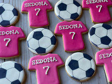 Load image into Gallery viewer, Soccer theme cookies