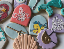 Load image into Gallery viewer, Mermaid Ariel theme Cookies