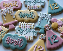 Load image into Gallery viewer, Birthday theme Cookies