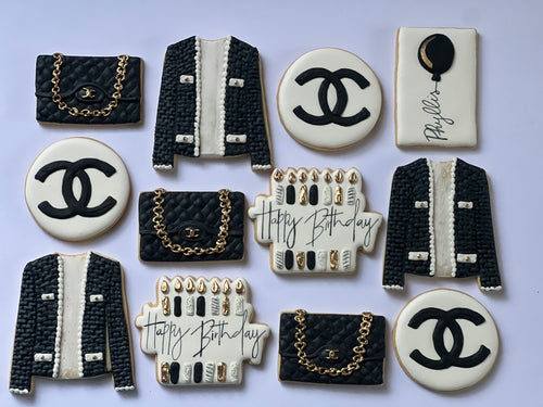 Chanel theme cookies