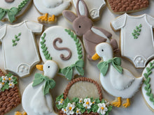 Load image into Gallery viewer, Rabbit and goose Baby shower cookies
