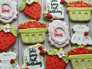 Strawberry theme Cookies