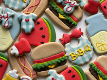 Load image into Gallery viewer, BBQ Baby shower cookies