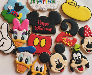 Mickey and friends theme cookies