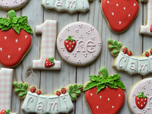 Load image into Gallery viewer, Strawberry theme Cookies