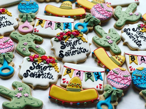 Mexican Baby shower cookies