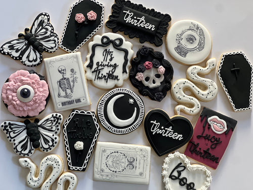 Gothic Halloween Sugar  Cookies