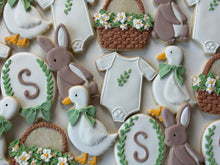 Load image into Gallery viewer, Rabbit and goose Baby shower cookies