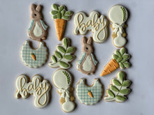 Load image into Gallery viewer, Rabbit Baby shower cookies