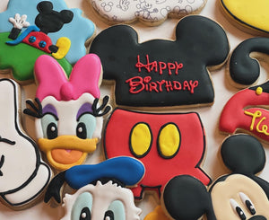 Mickey and friends theme cookies