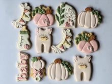 Load image into Gallery viewer, (Pumpkin Fall Baby shower cookies