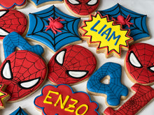 Load image into Gallery viewer, Spiderman Cookies