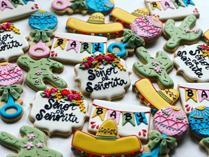 Mexican Baby shower cookies