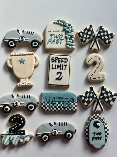 Two fast Theme car Cookies