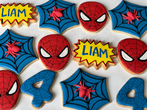 Spiderman Cookies