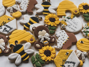 Baby Bear and Bee cookies