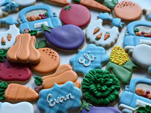 Load image into Gallery viewer, Vegetables fall theme Baby shower cookies