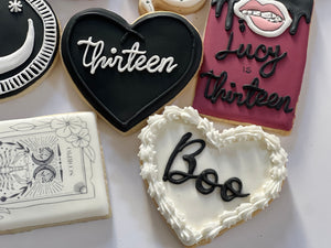 Gothic Halloween Sugar  Cookies