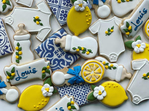 Baby lemon theme Cookies