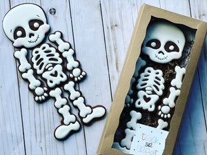 Halloween skeleton sugar Cookies- Chocolate mocha flavor