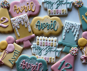 Birthday theme Cookies