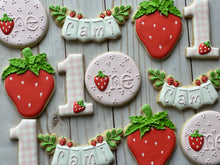 Load image into Gallery viewer, Strawberry theme Cookies
