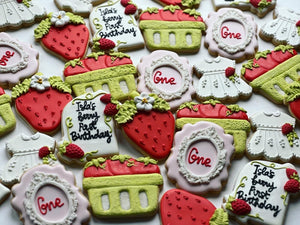 Strawberry theme Cookies