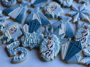 Frozen Princess Cookies