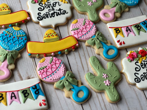Mexican Baby shower cookies