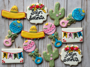 Mexican Baby shower cookies