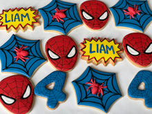 Load image into Gallery viewer, Spiderman Cookies