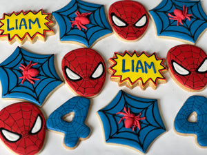 Spiderman Cookies