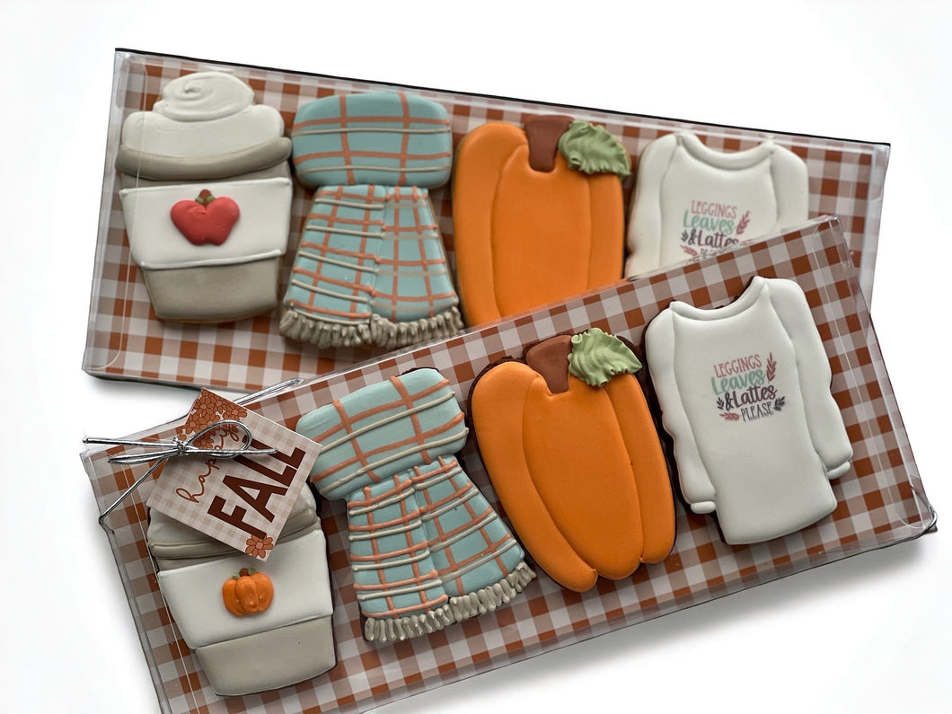 Fall theme gift Cookies- Brown sugar apple cider flavor