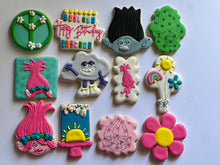 Load image into Gallery viewer, Trolls theme Cookies