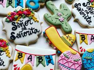 Mexican Baby shower cookies