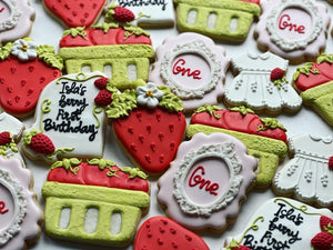 Strawberry theme Cookies