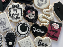 Load image into Gallery viewer, Gothic Halloween Sugar  Cookies