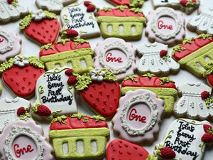 Strawberry theme Cookies