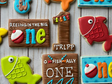 Load image into Gallery viewer, Fish theme One year old Cookies