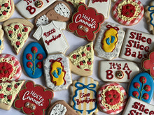 Load image into Gallery viewer, Italian Pizza Party Theme Cookies