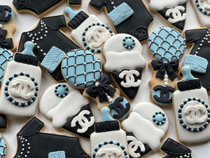 Chanel Baby shower cookies