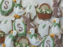 Load image into Gallery viewer, Rabbit and goose Baby shower cookies