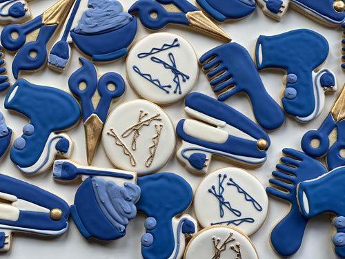 Hair stylist theme Cookies