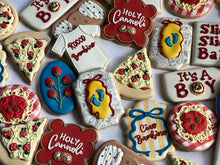 Load image into Gallery viewer, Italian Pizza Party Theme Cookies
