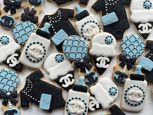 Chanel Baby shower cookies